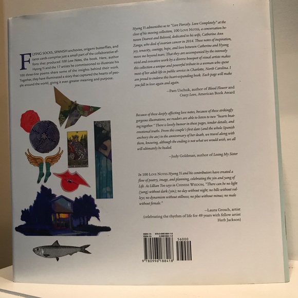 The #100 Love Notes Project Hyong Yi Hardcover. Ovarian cancer awareness. - Picture 6 of 6